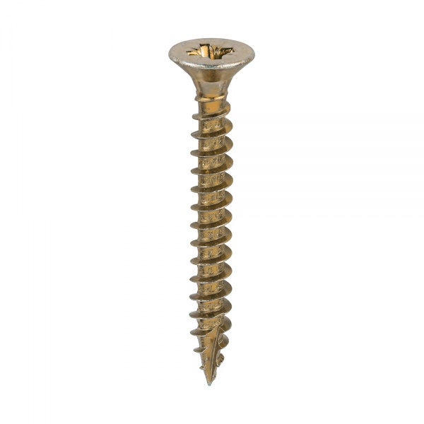 Multi-purpose Screws - double countersunk yellow 6mm